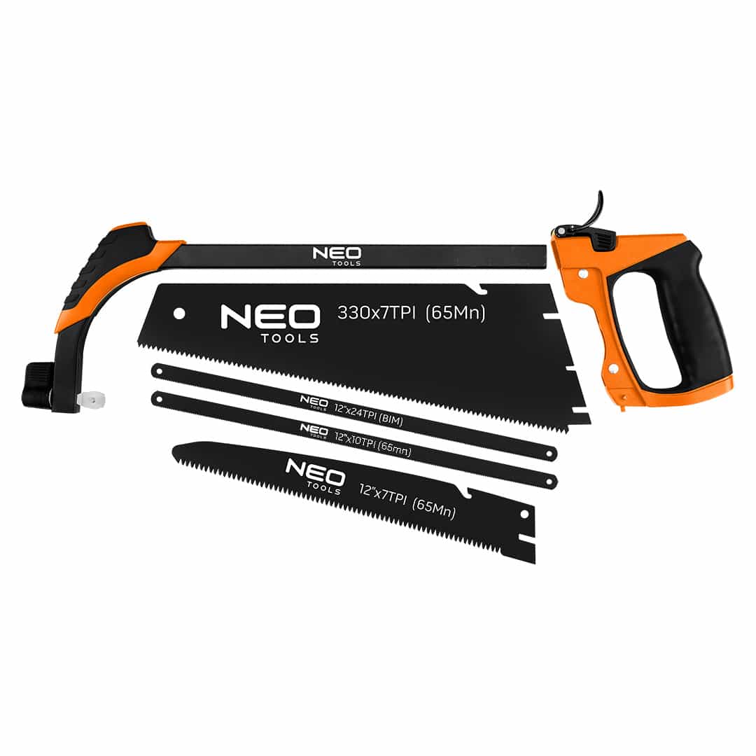 NEO TOOLS Saw handle, set 4+1 - universal cutting system 2