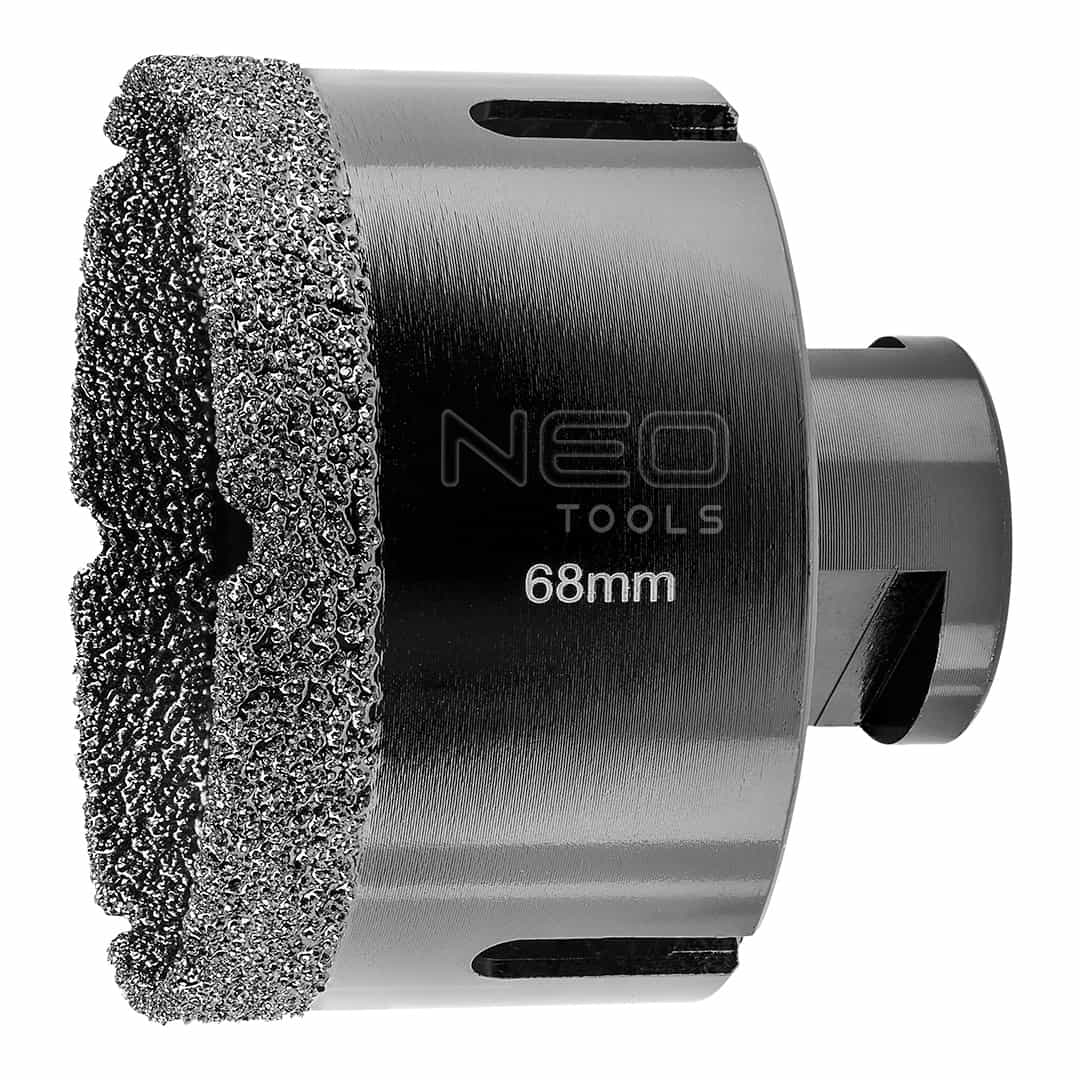 NEO TOOLS Diamond core drill bit 68 mm x M14 - for ceramics, stoneware, stone and concrete 2