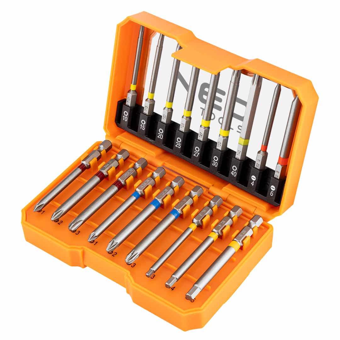 NEO TOOLS Bit set 18 pieces - reliable helper in every workshop 2