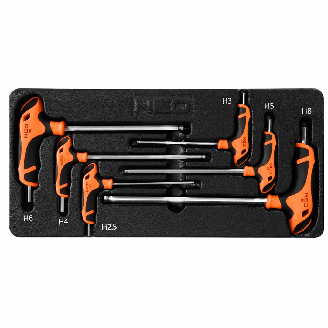 NEO Hex Allen keys 6 pieces with insert - reliable tool in every workshop 2