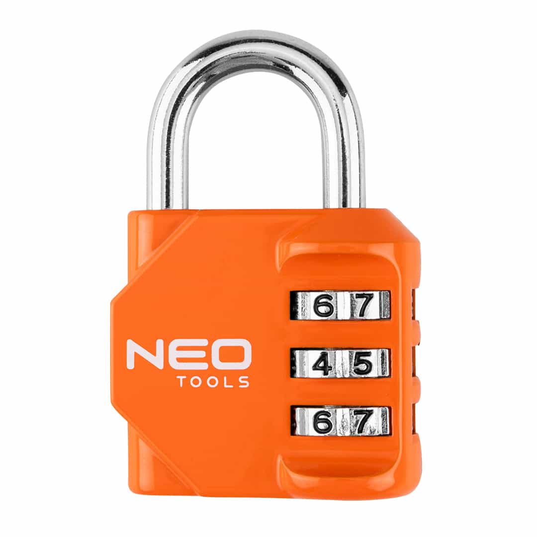 NEO TOOLS Padlock for cabinet 66x43x22mm - solid security 2