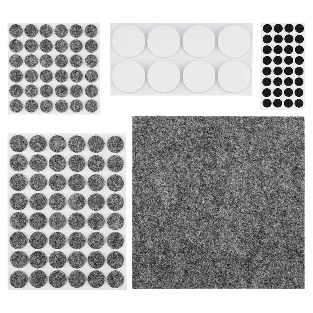 NEO TOOLS Self-adhesive felt and EVA foam pads, mix 125 pieces 2