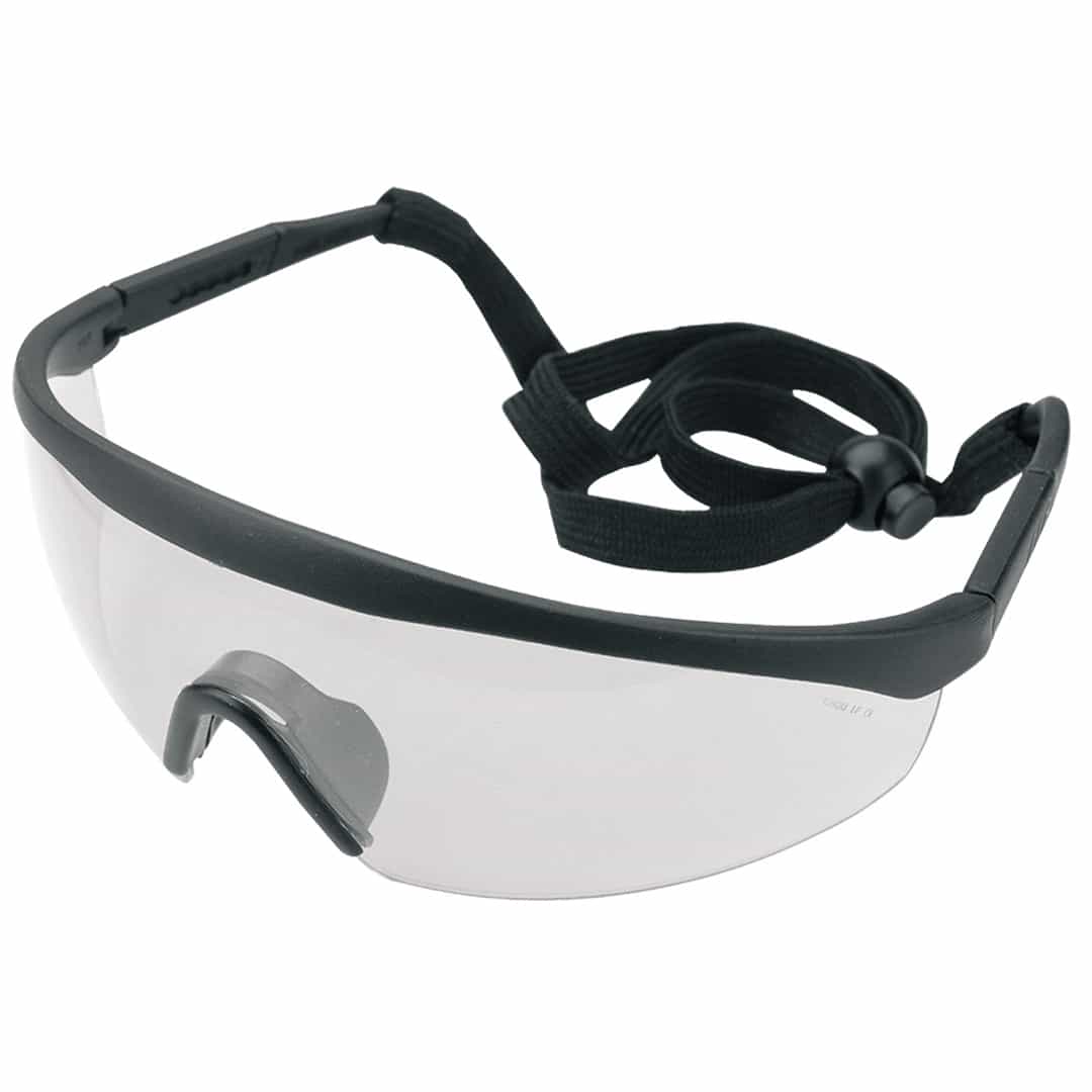 NEO Protective glasses white - adjustable temples, class F 5