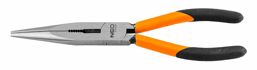 NEO TOOLS Long nose pliers straight 200 mm for precise work 6