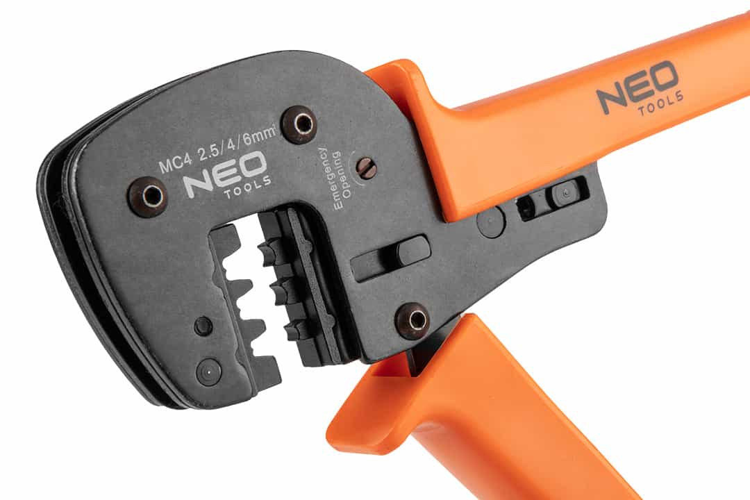 NEO TOOLS Crimping pliers for photovoltaic MC4 connectors - professional tool 8