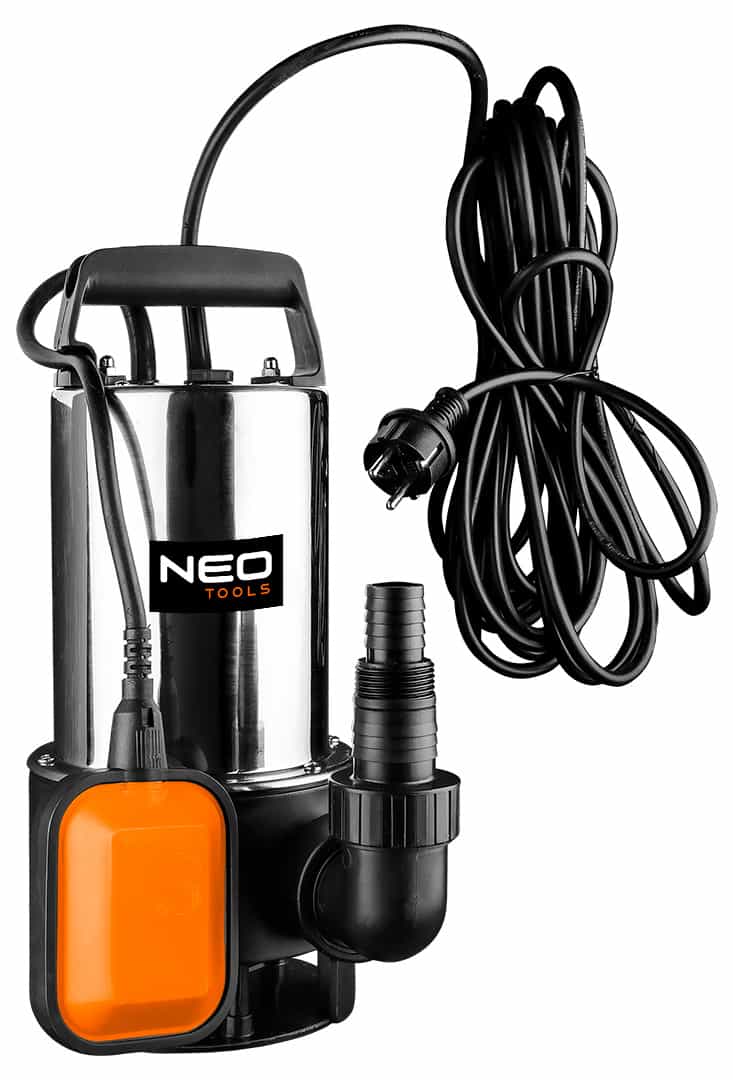 NEO TOOLS Submersible pump 900W for dirty water - quick water removal 6