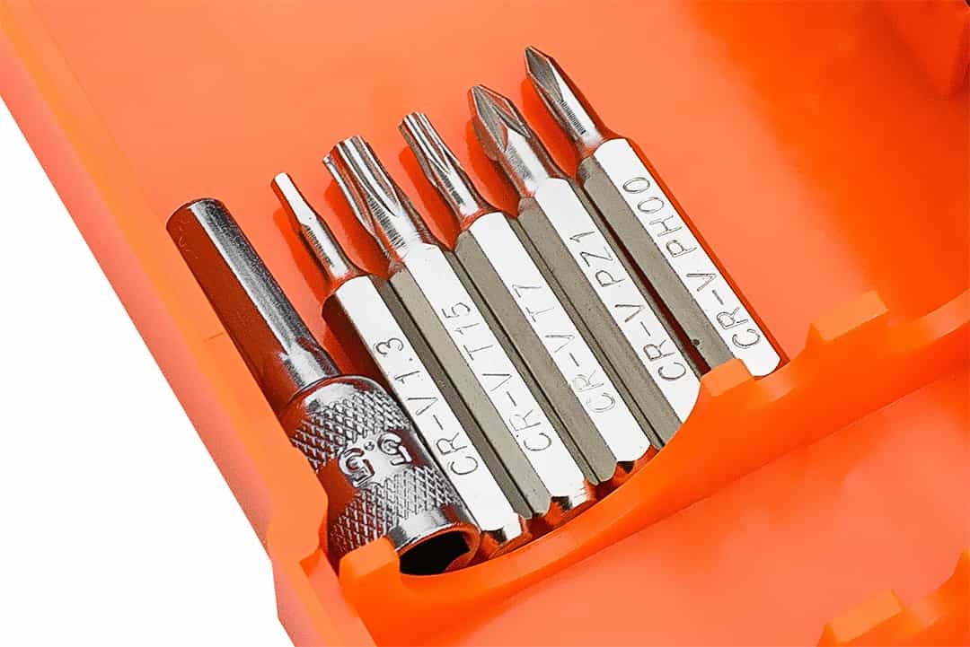 NEO TOOLS Precision screwdriver bits with handle 45 pieces - ideal for precision work 10