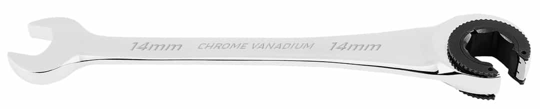 NEO TOOLS Open end wrench with ratchet 14 mm 4