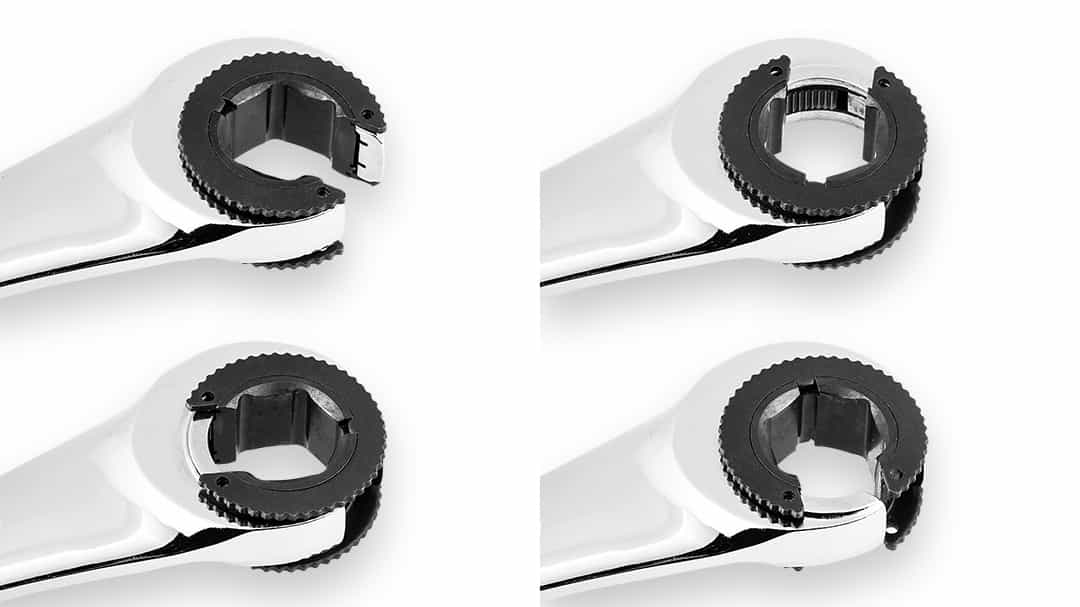 NEO TOOLS Open end wrench with ratchet 14 mm 6