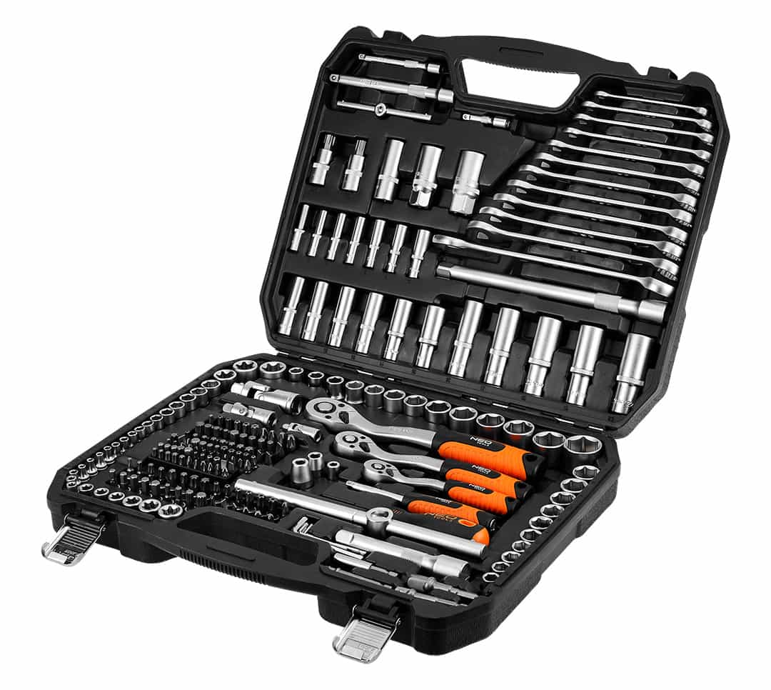 NEO TOOLS Socket wrench set 220 pieces - reliable partner in every workshop 6