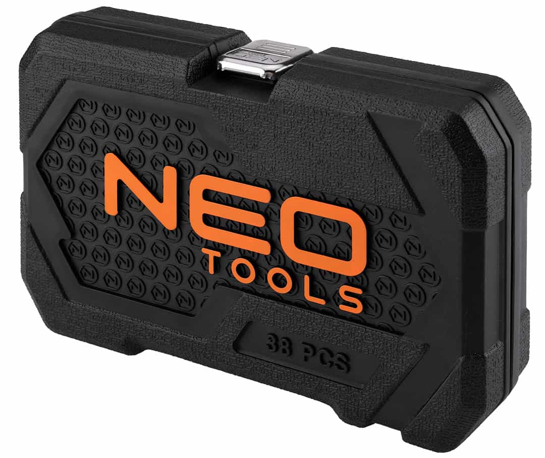 NEO TOOLS 1/4" Socket Wrench Set 38 pcs satin finish - reliable helper in every workshop 4