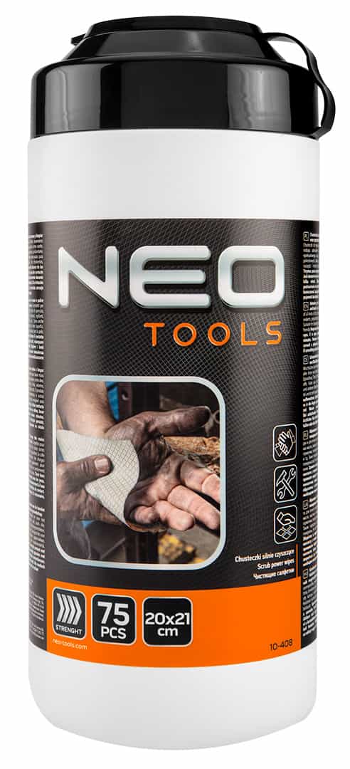 NEO Scrub wipes - effective cleaning of hands and surfaces 9