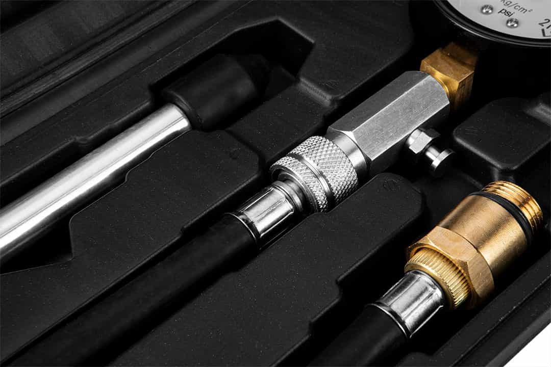 NEO Compression pressure gauge with adapters - precise engine diagnostics 10