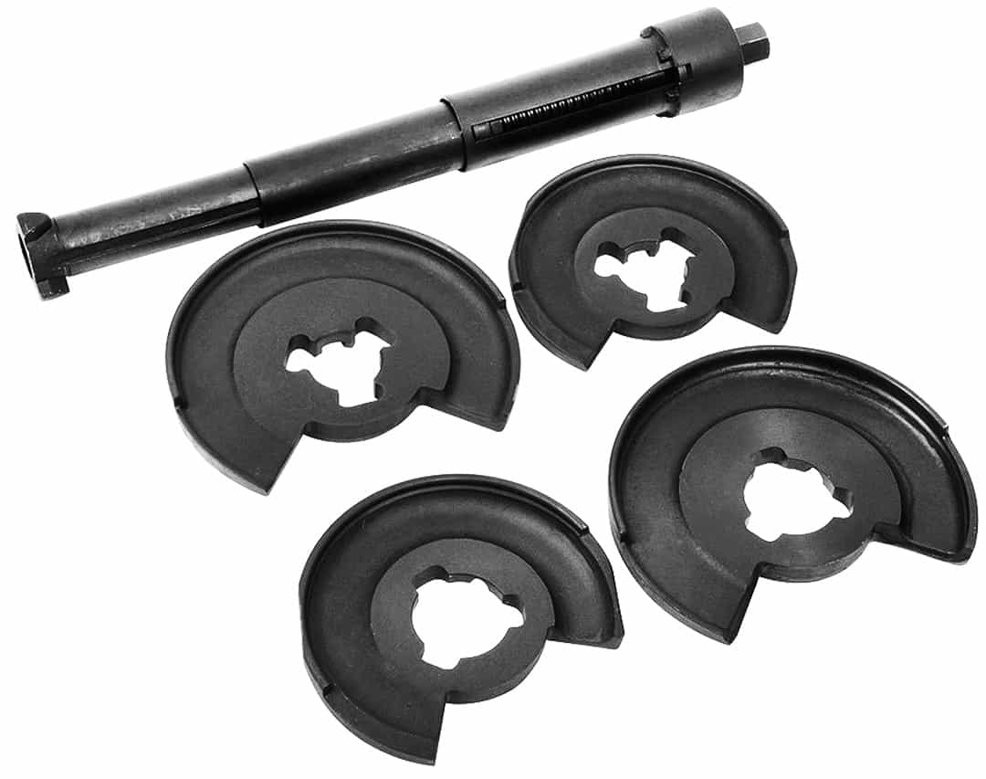 Topex Telescopic spring compressor - reliable set in case 5