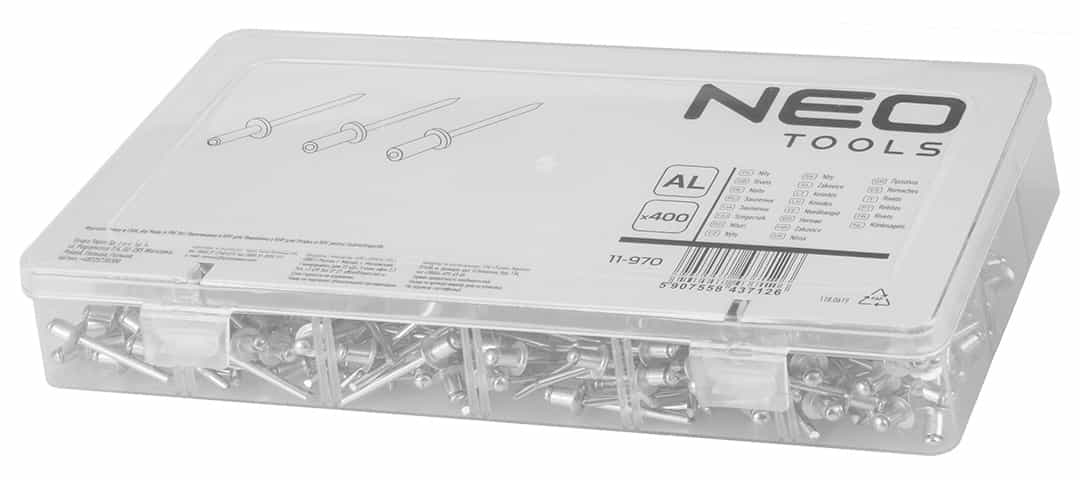 Aluminum Blind Rivets - 400 Pieces Set for Joining 10