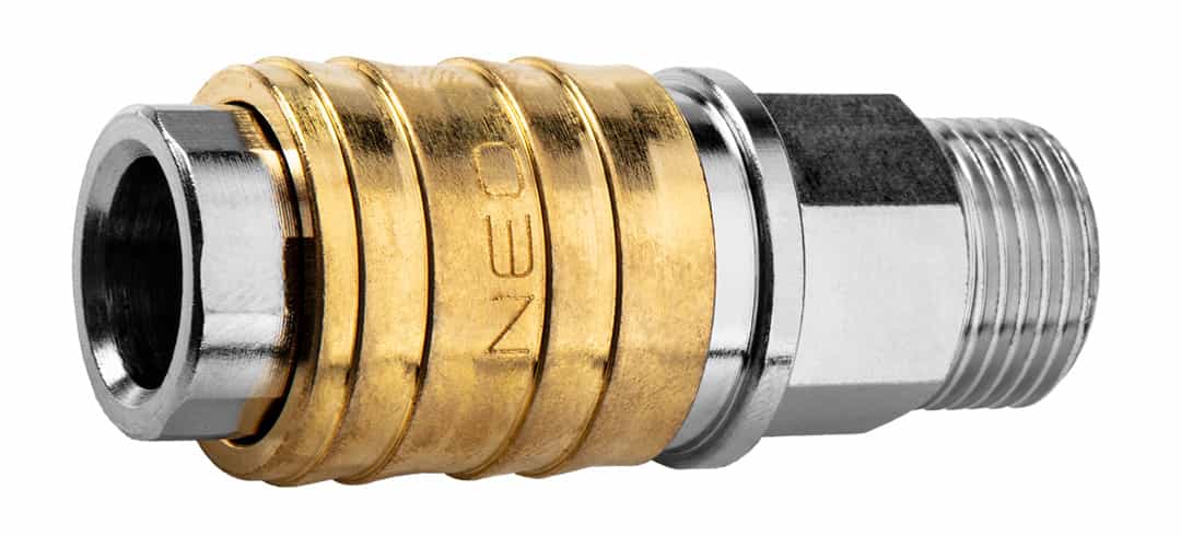 NEO Quick coupling for compressor with 3/8" external thread - reliable connection 8