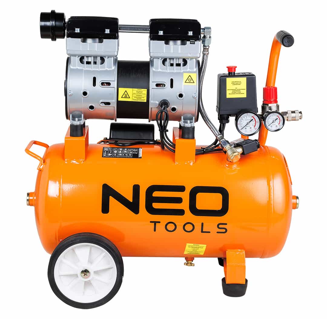 NEO TOOLS Oil-free compressor 24 l - reliable source of compressed air 9