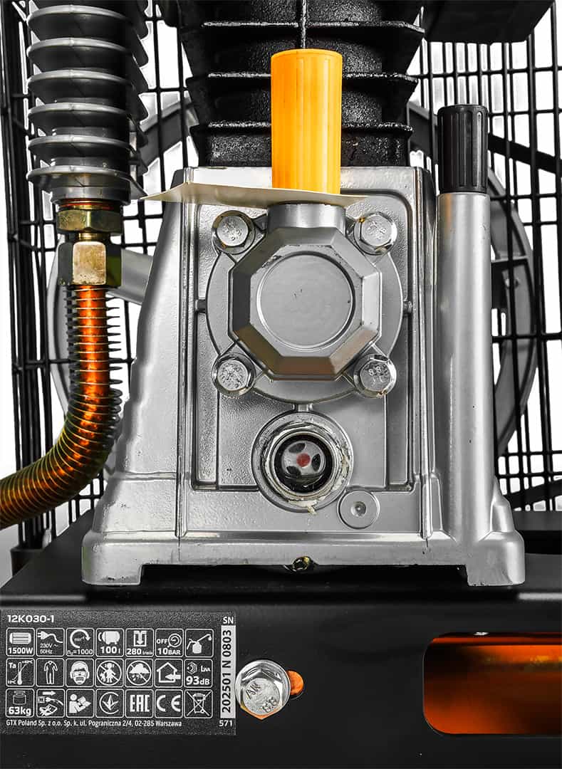 NEO TOOLS Oil compressor 100 l - reliable tool for your workshop 8