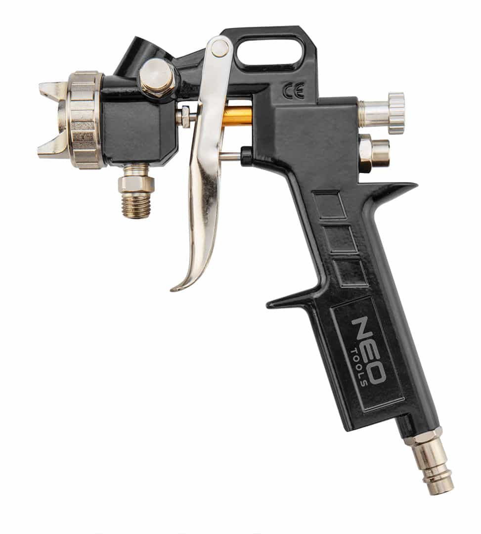 Paint spray gun - ideal for precise painting with 1.0 L bottom tank 8