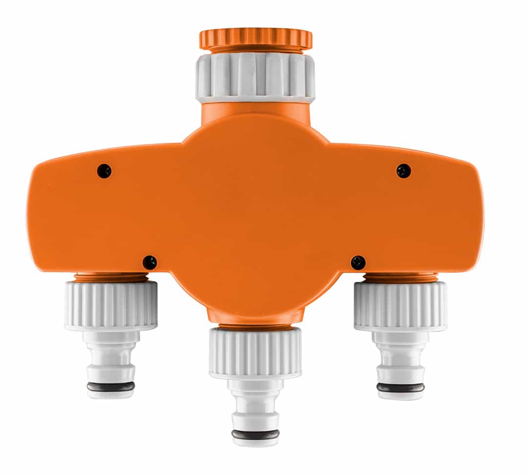 NEO TOOLS Three-way valve splitter with lock and timer 4