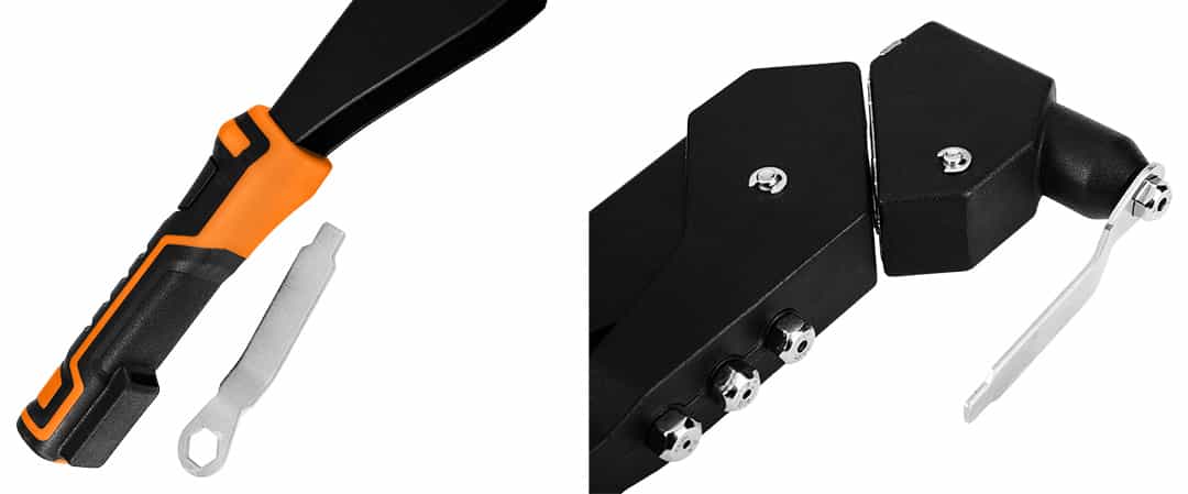 NEO TOOLS Multi-position riveter - reliable tool for steel and aluminum rivets 6