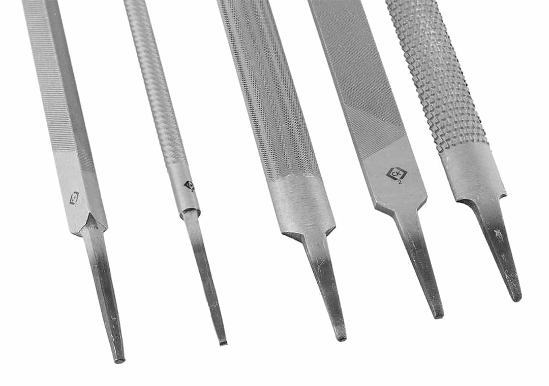 NEO TOOLS File handle with 5+1 set - universal and comfortable 5