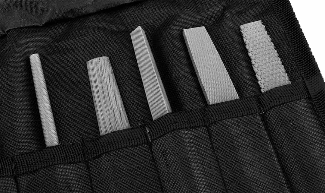 NEO TOOLS File handle with 5+1 set - universal and comfortable 6