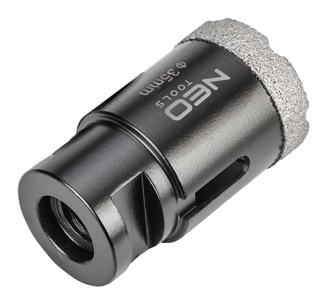 NEO TOOLS Diamond Core Drills - 4-piece set (18-35 mm) 8