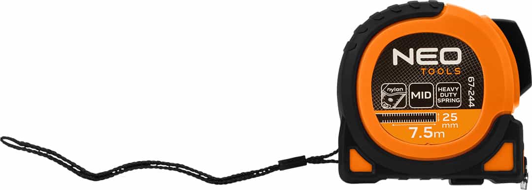 NEO TOOLS Super Black Steel Tape Measure 7.5 m - reliable and precise 4
