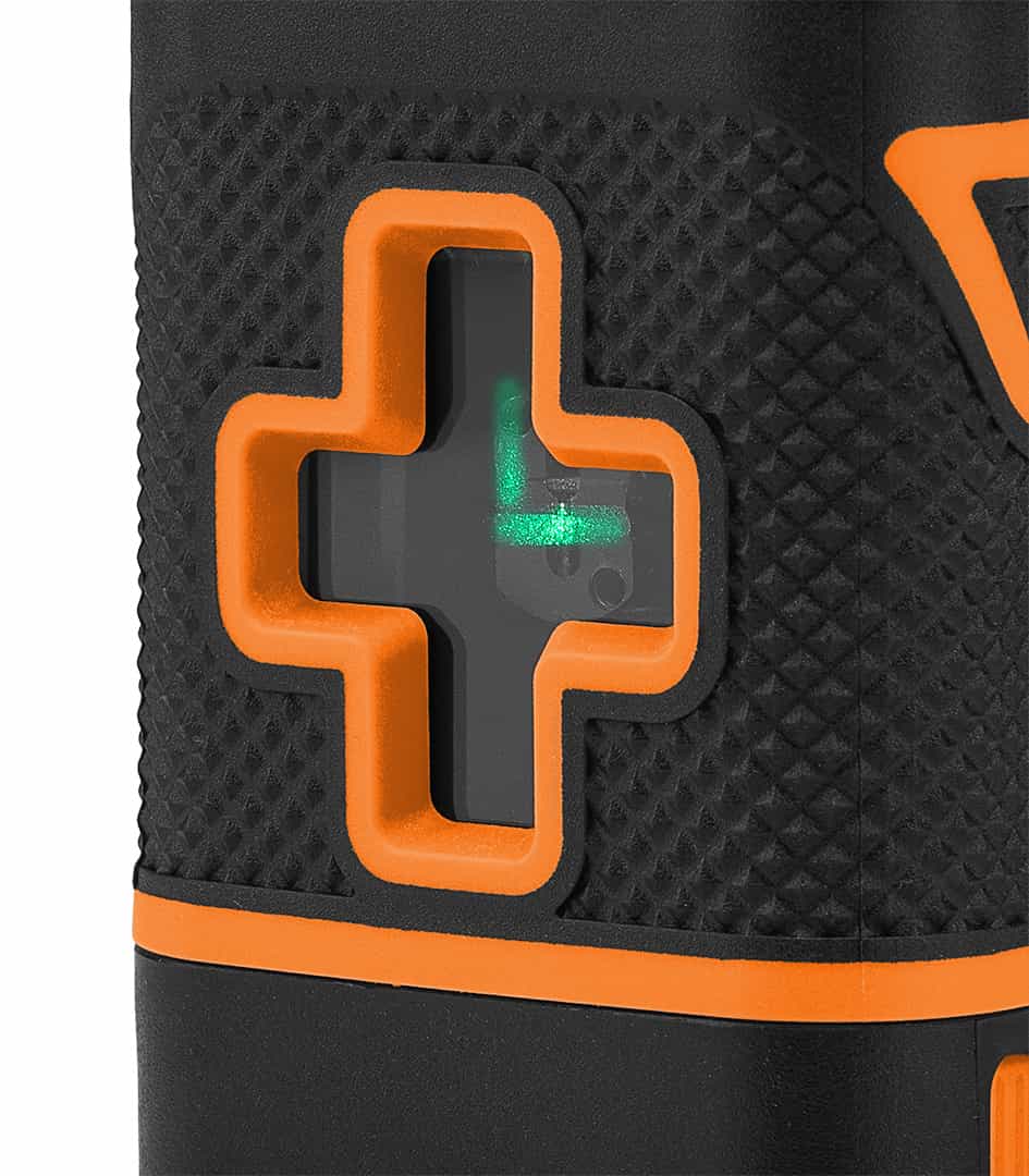 NEO TOOLS Cross laser 15 m green with case - precise measuring tool 8