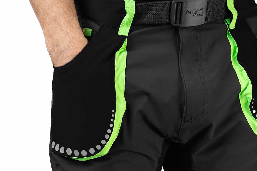 NEO TOOLS PREMIUM shorts 4-way stretch black size S 5