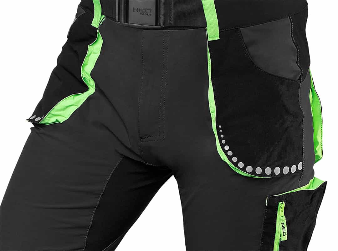 NEO TOOLS PREMIUM shorts 4-way stretch black size S 8