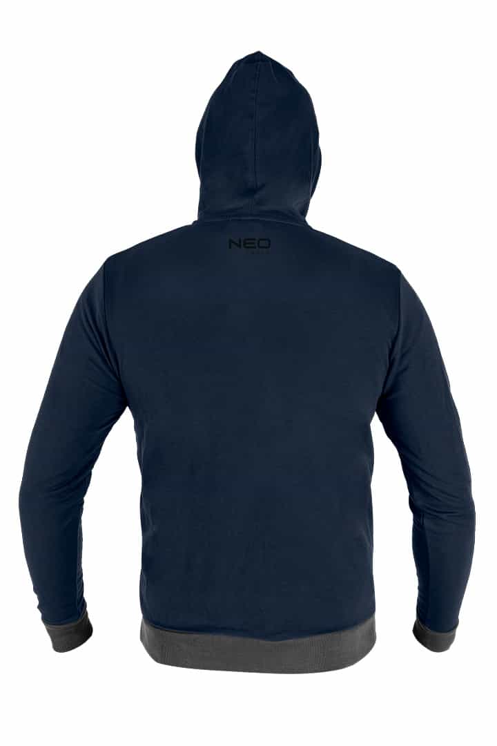 NEO TOOLS COMFORT Zip-Up Hoodie navy blue size S 5