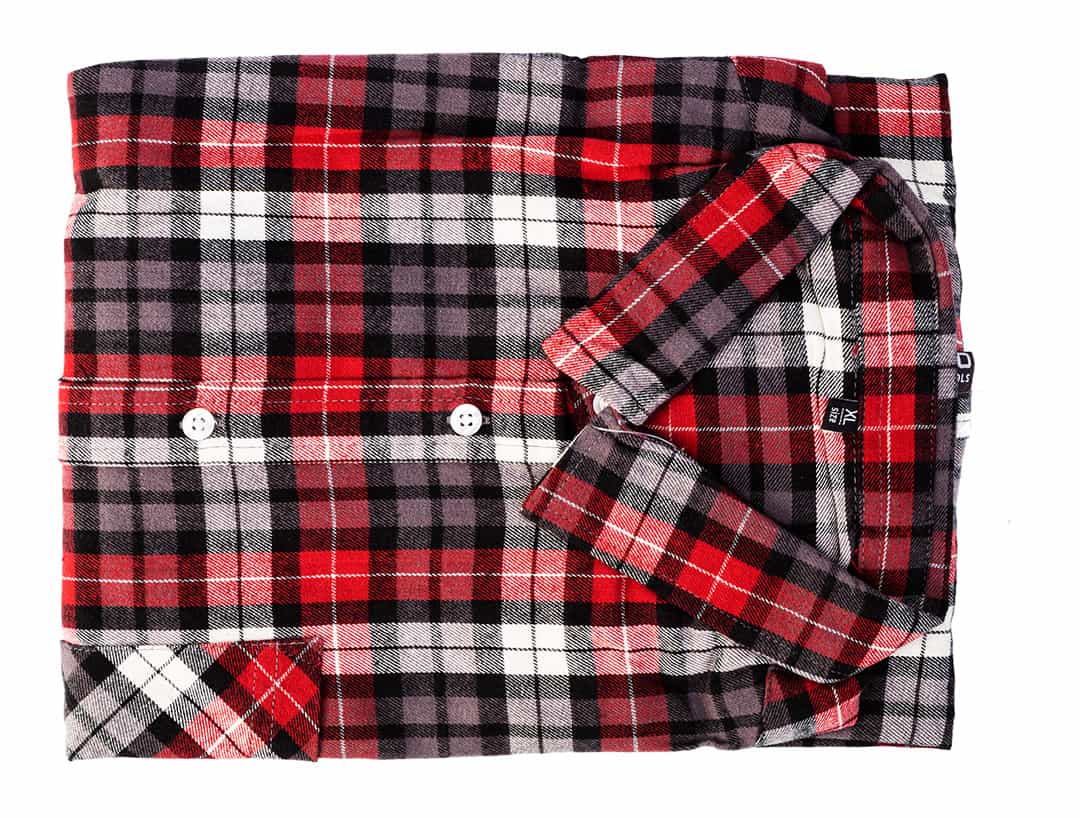 NEO Flannel shirt checkered red-black-white size L 6