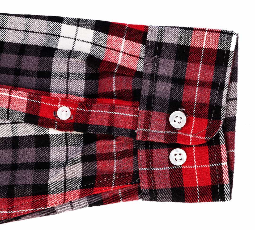 NEO Flannel shirt checkered red-black-white size L 8