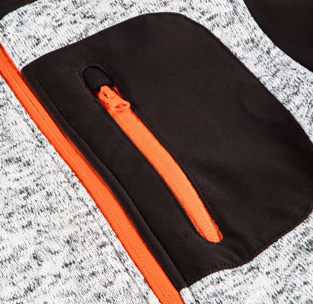 NEO Knitted fleece jacket with softshell - Size S ideal for work 9