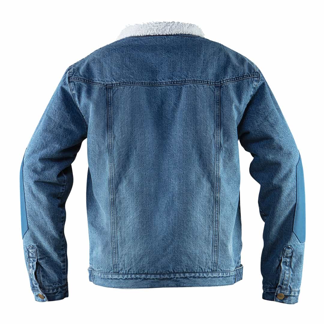 NEO DENIM insulated denim jacket - Size M, classic style and comfort 7