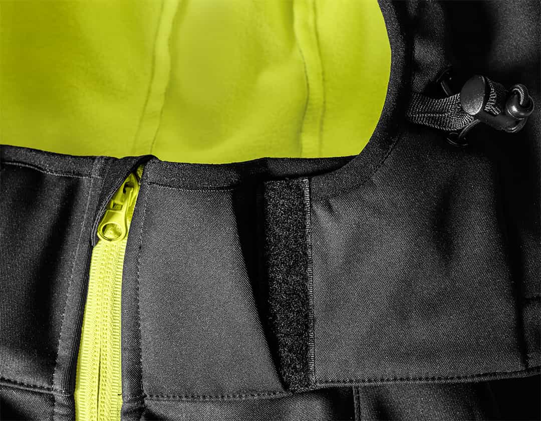 NEO TOOLS Mix&Match Softshell Jacket, black and yellow, size XL - perfect for spring and autumn 7