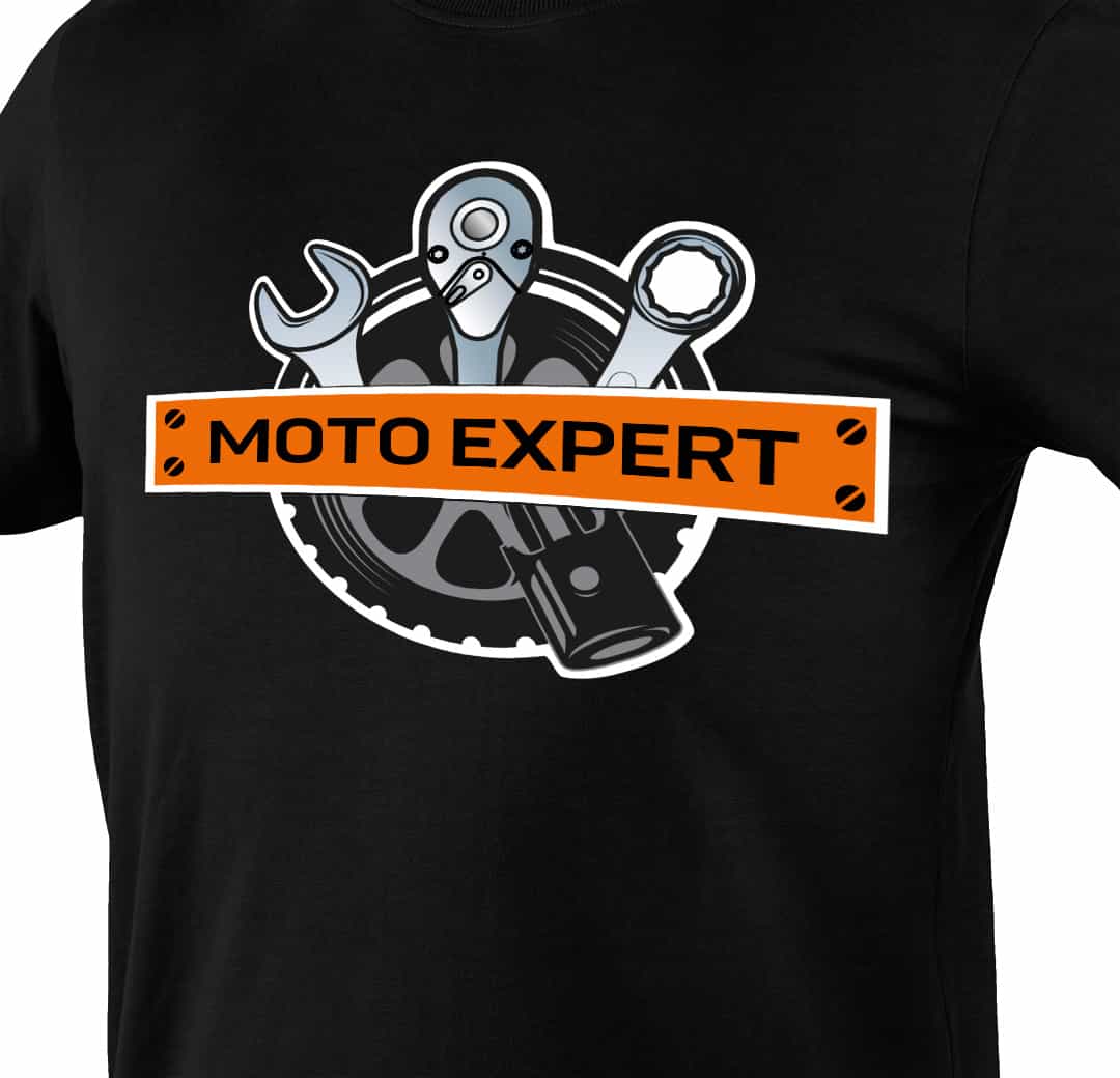 NEO T-shirt MOTO Expert with print, size XXXL 6