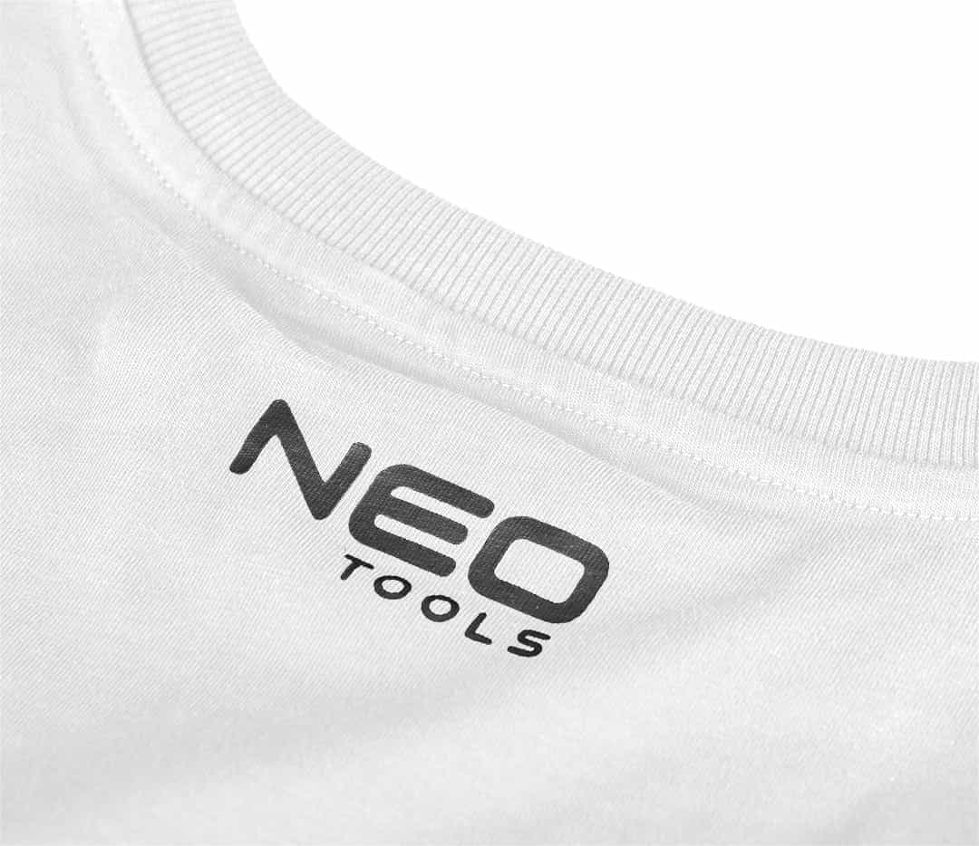 NEO TOOLS T-shirt white, size XL - classic and comfortable 8