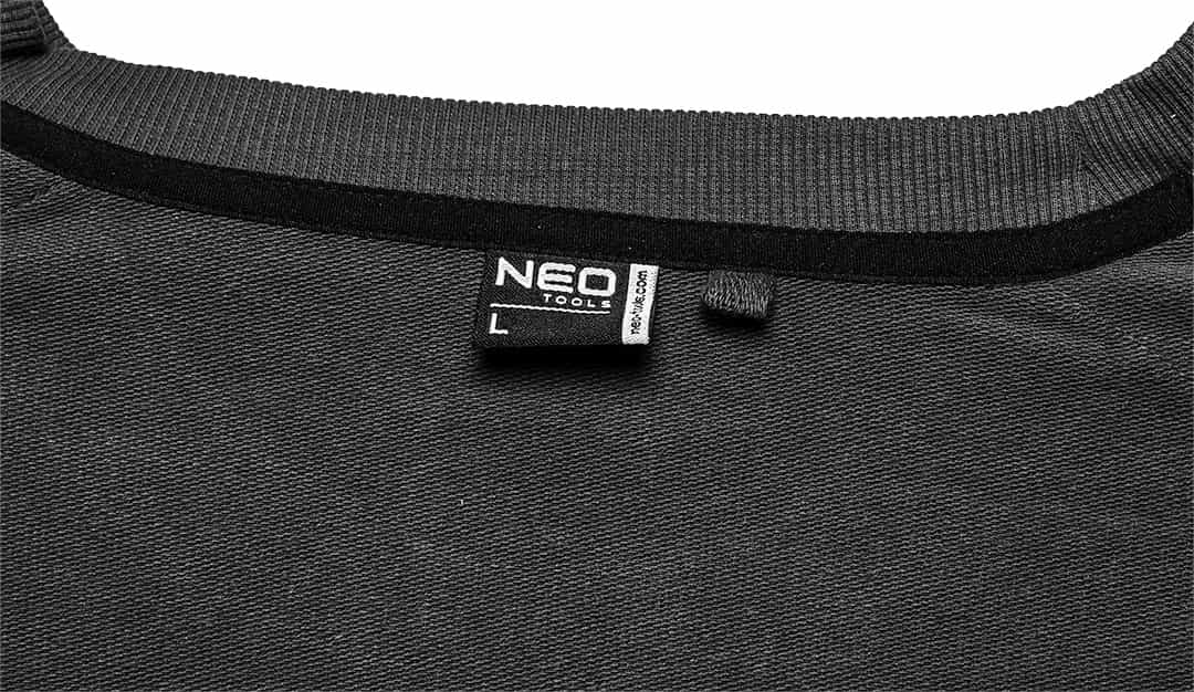 NEO TOOLS Sweatshirt COMFORT gray-black size M - perfect for everyday wear 6