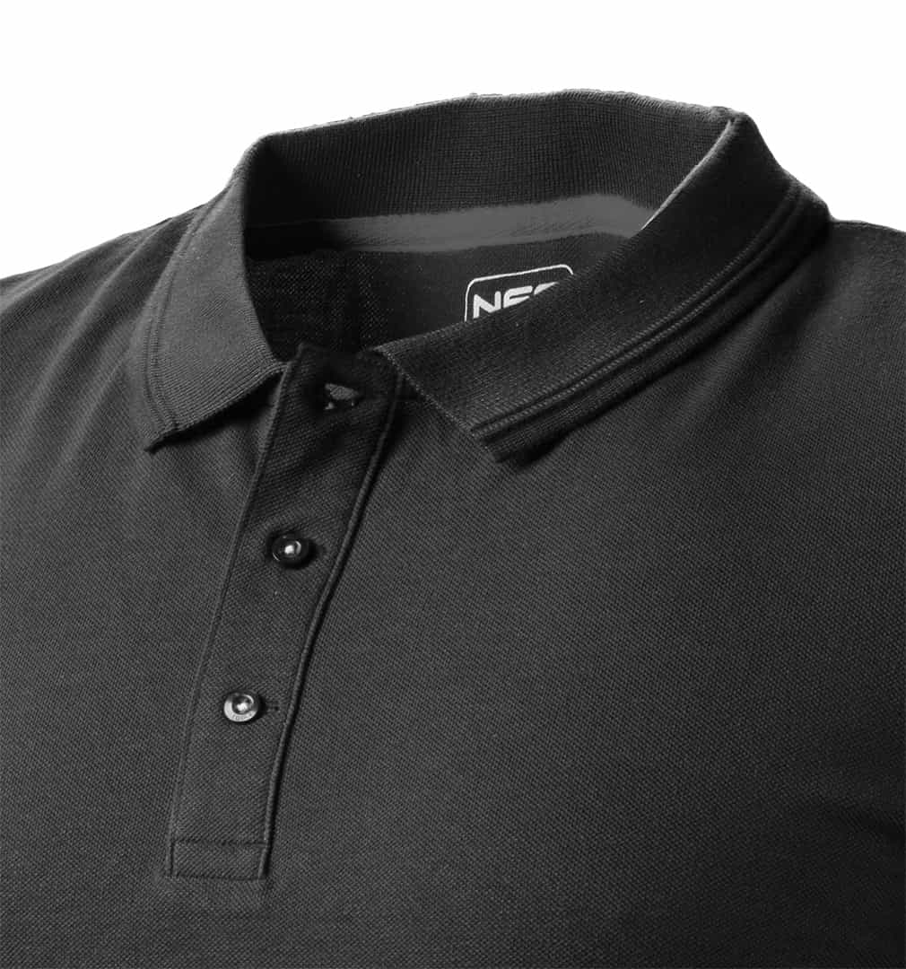 NEO DENIM Polo shirt black size L 7