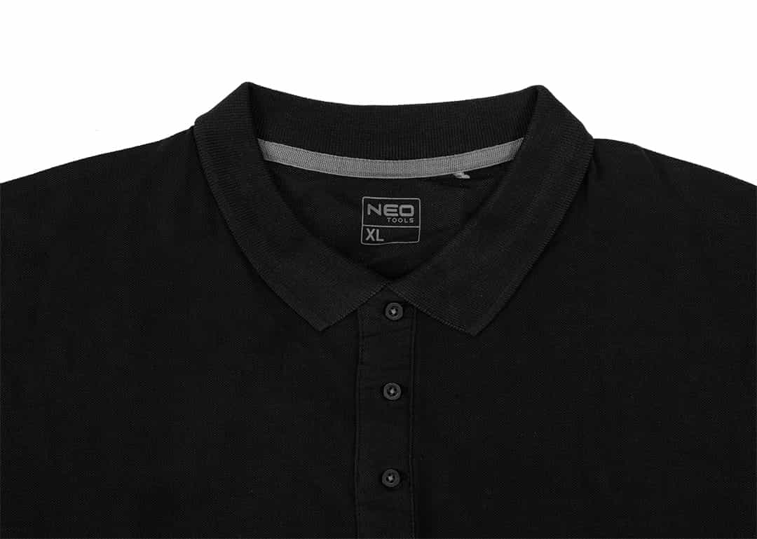 NEO DENIM Polo shirt black size L 8