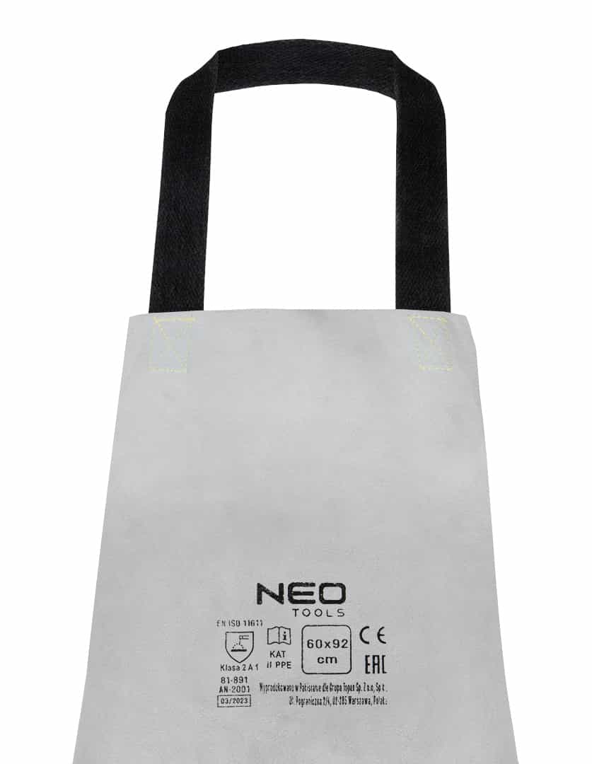 NEO Leather welding apron 60 x 90 cm with cotton straps 7