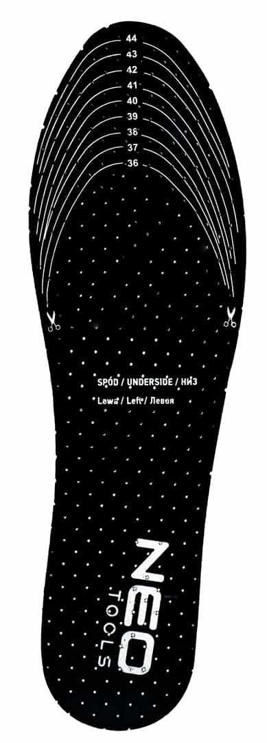 NEO TOOLS Active carbon shoe insoles - comfort for your feet 4