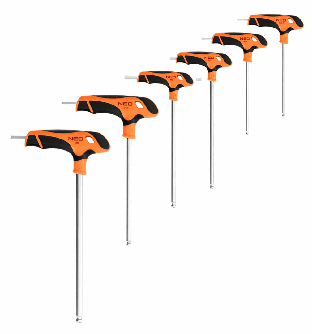 NEO Hex Allen keys 6 pieces with insert - reliable tool in every workshop 5
