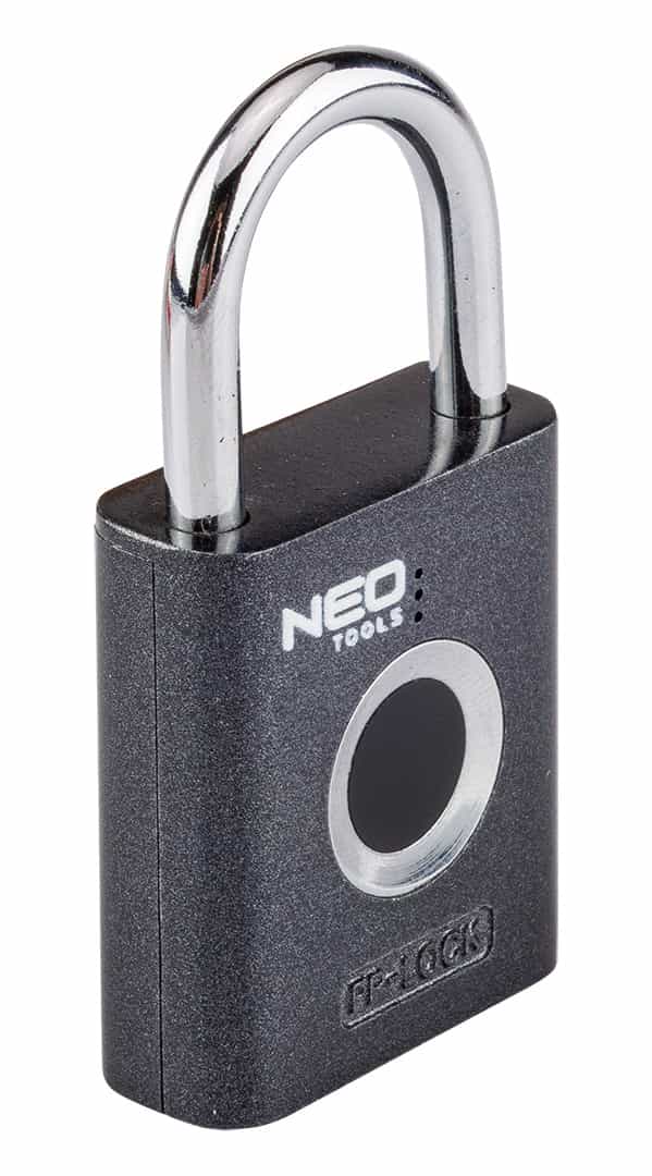 NEO TOOLS Fingerprint Padlock - modern security 3
