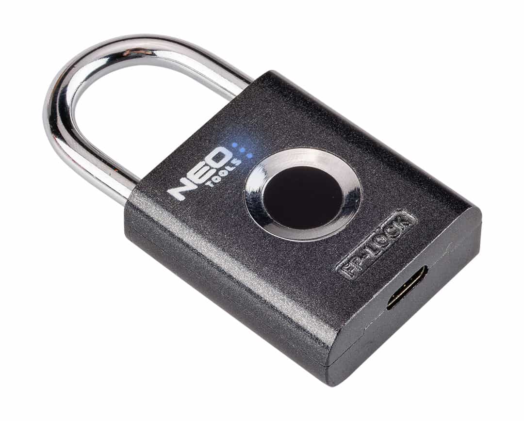 NEO TOOLS Fingerprint Padlock - modern security 6