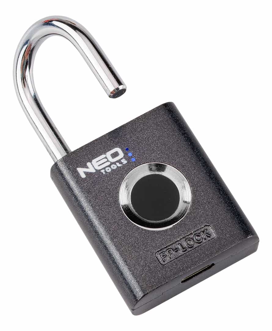 NEO TOOLS Fingerprint Padlock - modern security 7