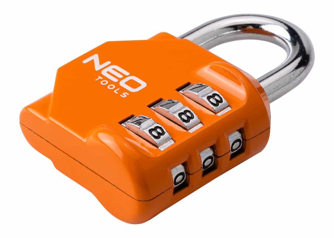 NEO TOOLS Padlock for cabinet 66x43x22mm - solid security 3